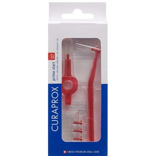 Curaprox CPS 07 prime start 5 interdental brushes + UHS 409 & 470