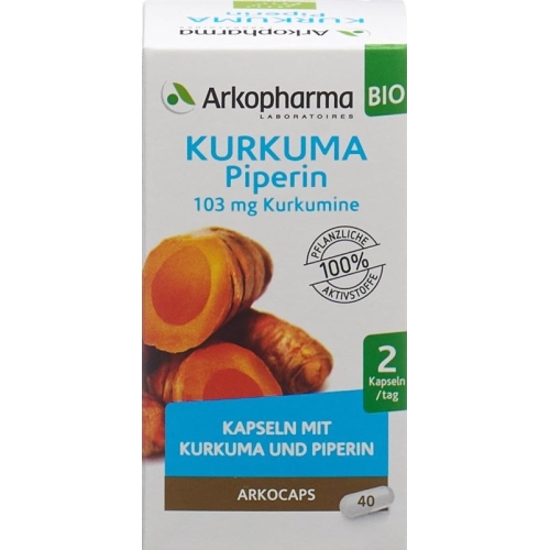 Arkocaps turmeric organic jar 40 capsules
