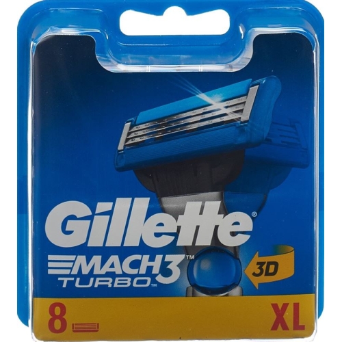Gillette Mach3 Turbo 3D Systems blades 8 pcs