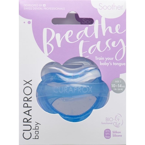 Curaprox pacifier Gr2 single blue