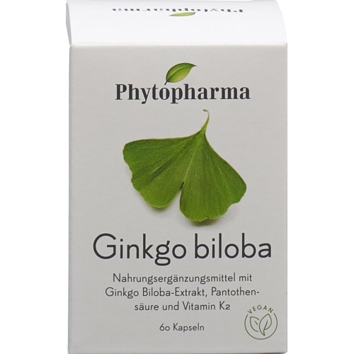 Phytopharma Ginkgo Biloba 60 capsules