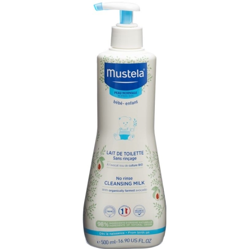 Mustela Reinigungsmilch Normale Haut O Abspül 500ml buy online