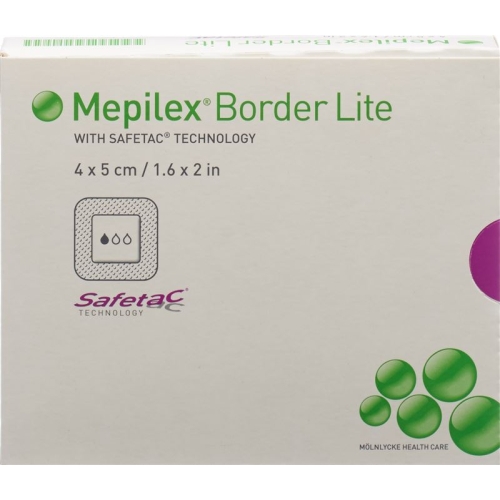 Mepilex Border Lite silicone foam dressing 4x5cm 10 pcs