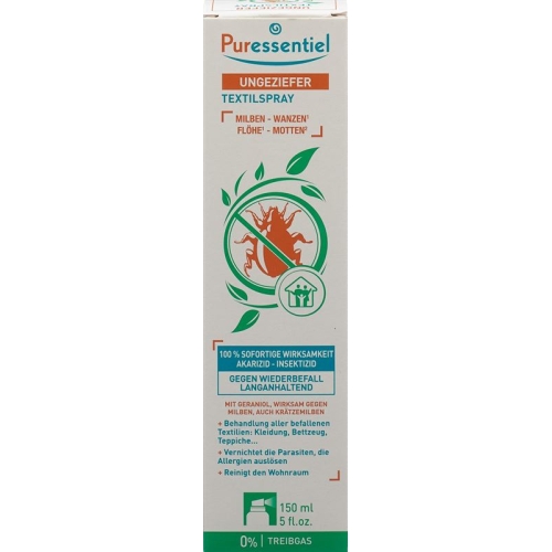 Puressentiel Textile Spray Vermin 150ml buy online