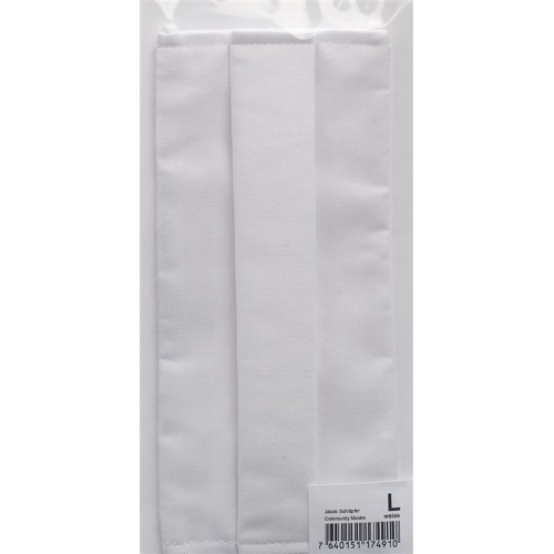 Jakob Schlaepfer Testex Community Maske L Weiss buy online