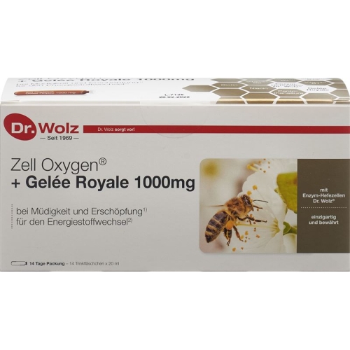 Dr. Wolz Zell Oxygen+gelee Roya 1000mg Ampullen 14 Stück buy online