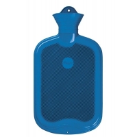 Phytopharma hot water bottle fins on one side