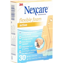 3M Nexcare Pflaster Foam Activ 3 Groess Ass 30 Stück