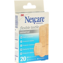 3M Nexcare Pflaster Textil Univ 3 Groess Ass 20 Stück