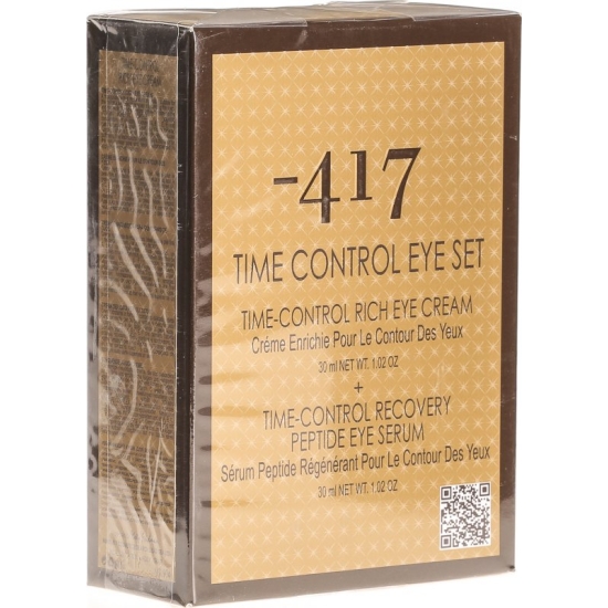 417 Time Control Eye Set Rich Eye Cream & Recovery Peptide Eye Serum 2 x 30 ml