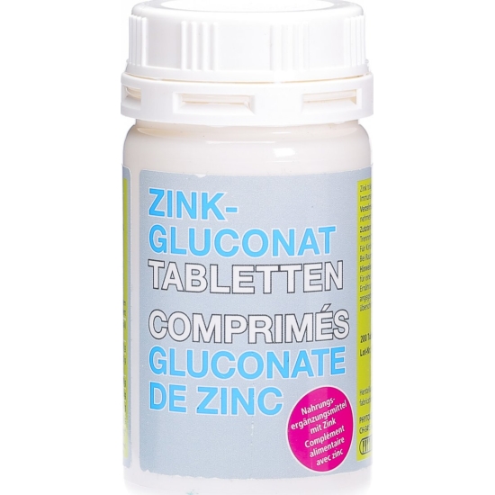 Phytomed zinc gluconate 200 tablets
