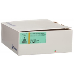 Conveen Security Plus Kondom-Urinal Selbsthaftend Latexfrei Blau 35/110mm 8cm lang 30 Stück