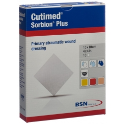 Cutimed Sorbion Plus 10x10cm 10 pcs