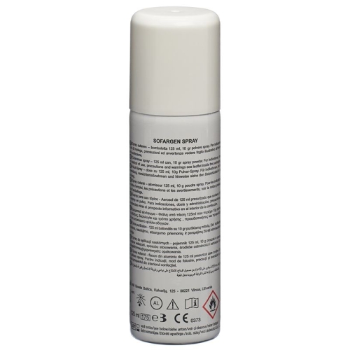 Sofargen wound treating powder spray 10 g