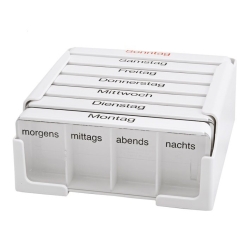 Sahag Medi-7 Medidosierer 7 Tag 4 Faecher Weiss D