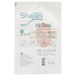 Polymem Shape 5 Wundverband 8.9x12.7cm Oval Steril 15 X