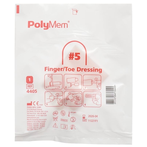 PolyMem finger / toe association XXL No.5 6 pcs