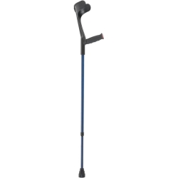 Ossenberg crutch met blue / black soft grip 140kg 1 pair