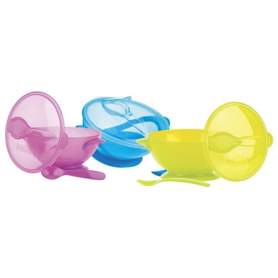 Nuby Breischale mit Saugfuss 400ml und Löffel buy online