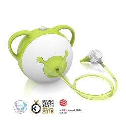 nosiboo Pro electric nasal aspirator green with hose and Eco head