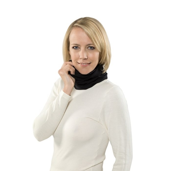 Eusana snood 73x35cm black hose