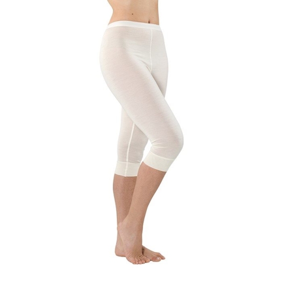 Eusana Pant 3/4 length M ivoire