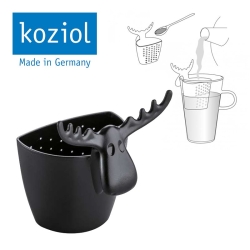 Herboristeria tea strainer Koziol Rudolf Black