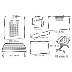 Foliodrape Pplus Schlitztuch-Set II 8 Stück
