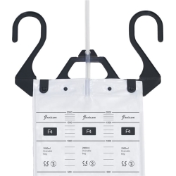 Flexicare Bett Beutelhalter Plastik Blau