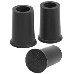 Ossenberg Stockkapsel für Holzstoecke 14mm Schwarz