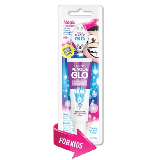 Piksters Plaque Glo Kinder 53g buy online
