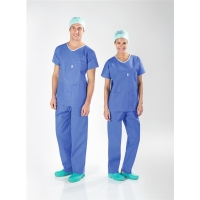 Sentinex area clothing tunic L blue soft 50 pieces