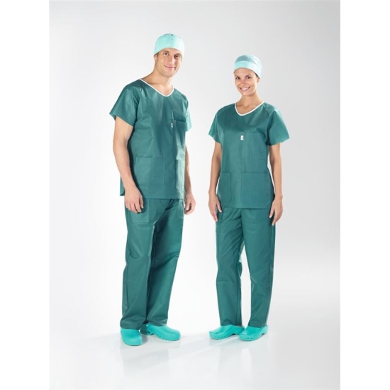 Sentinex area clothing tunic XL green soft 45 pieces