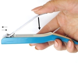 Herba toenail clippers with file Nickel-plated