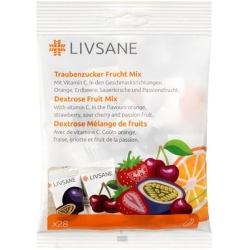 Livsane Traubenzucker Frucht Mix Beutel 28 Stück