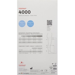 Venosan 4001 A-dh Kkl1 L Lang Gesch Black 1 pair