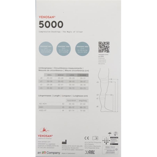 Venosan 5002 A-dh Kkl2 M short open Mexico 1 pair buy online