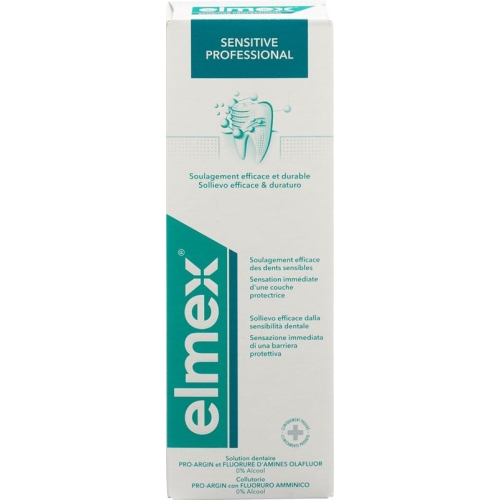 elmex Sensitive Professional dental rinse 12 x 100 ml
