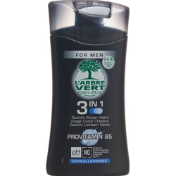 L'Arbre Vert Öko Duschcreme Mann 3-in-1 D/f 250 M