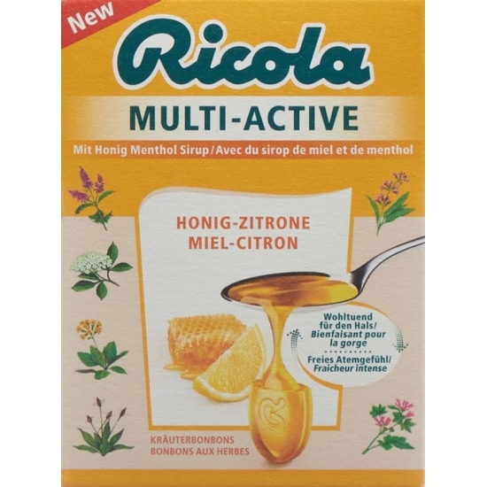 Ricola Multi-Active Honig Zitrone Box 44g buy online