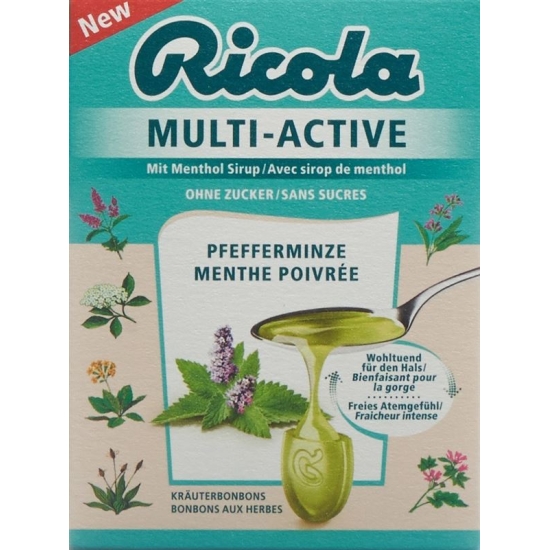 Ricola Multi-Active Pfefferminze Box 44g buy online