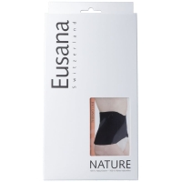 Eusana Kidney Warmer Anatomical Silk/Wool XL Black