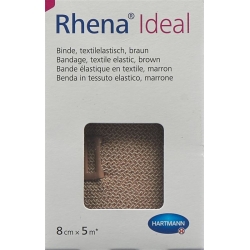 Rhena Ideal Elastische Binde 8cmx5m Hautfarbig Neu