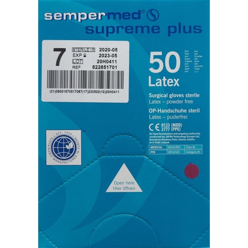 Sempermed Supreme Plus Op Handschu 7 St 50 Paar buy online