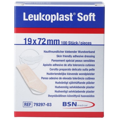 Leukoplast Soft Strips 19x72mm 100 pieces buy online