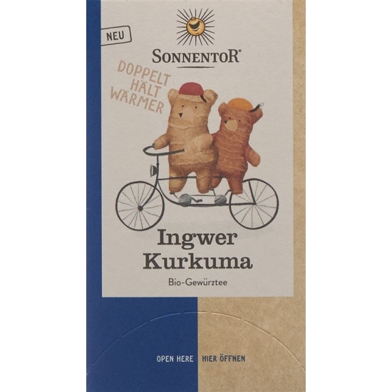 Sonnentor Ingwer Kurkuma Tee Beutel 18 Stück buy online