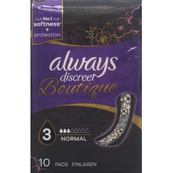Always Discreet Boutique Inkontinenz Einlage Normal 10 Stück