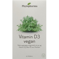 Phytopharma Vitamin D3 Tabletten Vegan 60 Stück