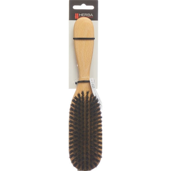 Herba Haarbürste Wildschweinbor Oval Buche buy online