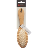 Herba Haarbürste M Holzstift Klein Buchenholz FSC
